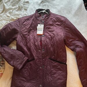 Barbour Women's Utility Jacket - Deep Burgundy